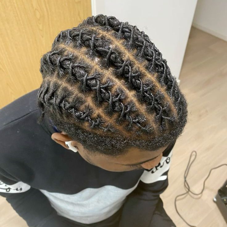 Barrel Twist Men Loc Style