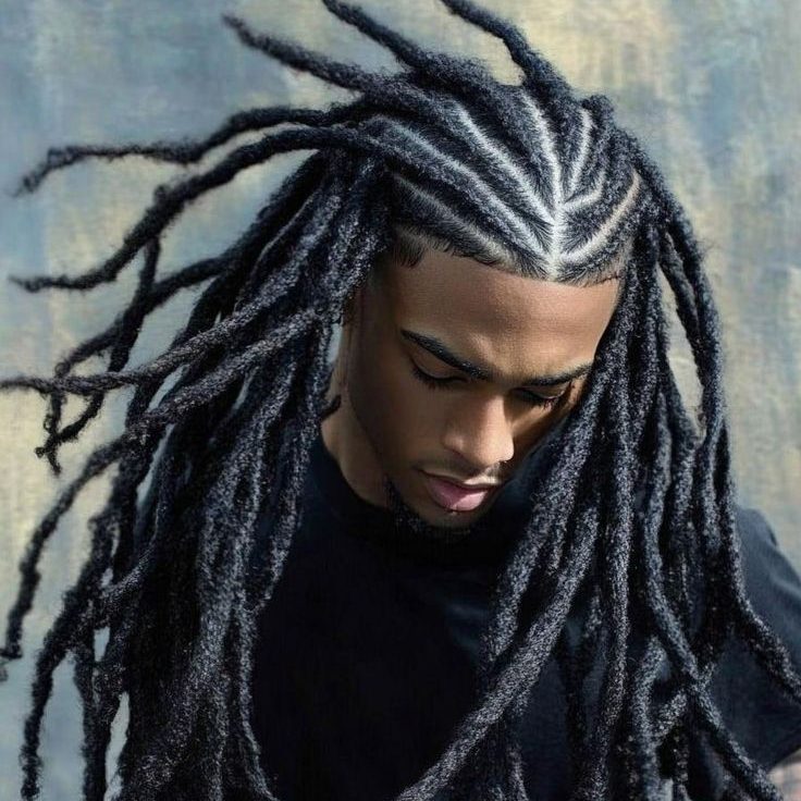 Black Long Faux Dreadlock