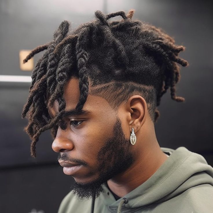 Bold Short dreadlocks styles for men