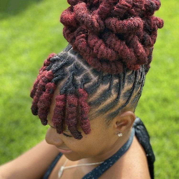 Female Styled dread Locs