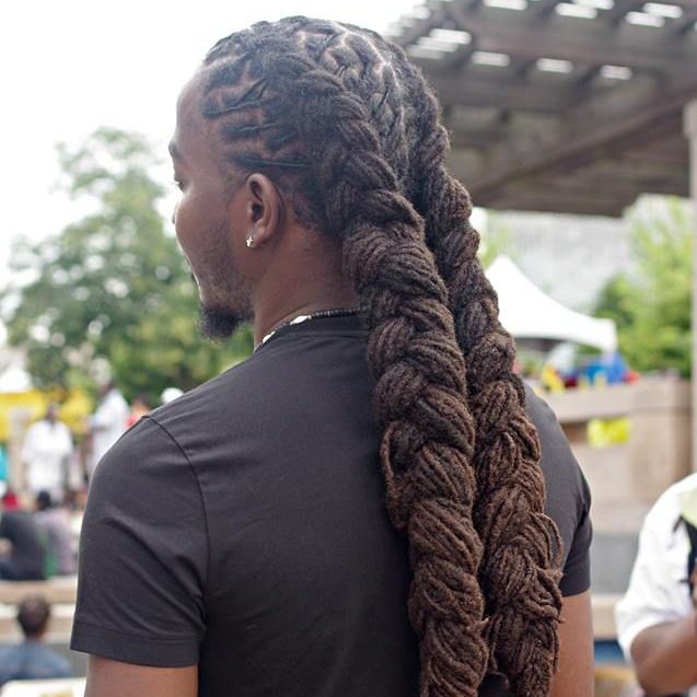 Long Faux Dreadlock Hairstyle