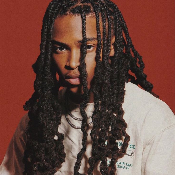 Long Wavy Dreadlock Men Hairstyle