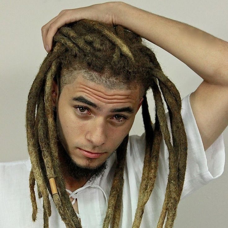 Medium Freeform Dreadlock Hairstyle