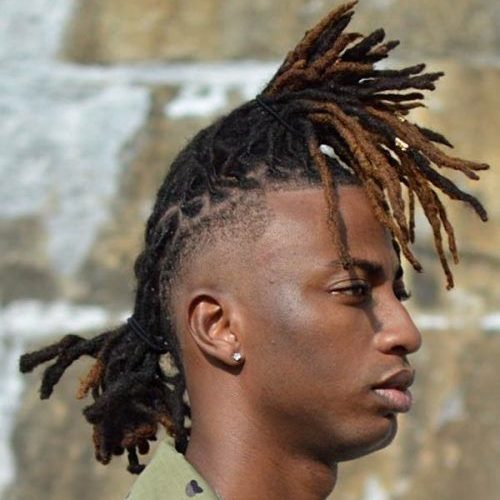 Short Dreadlock Fringe Hairstyle