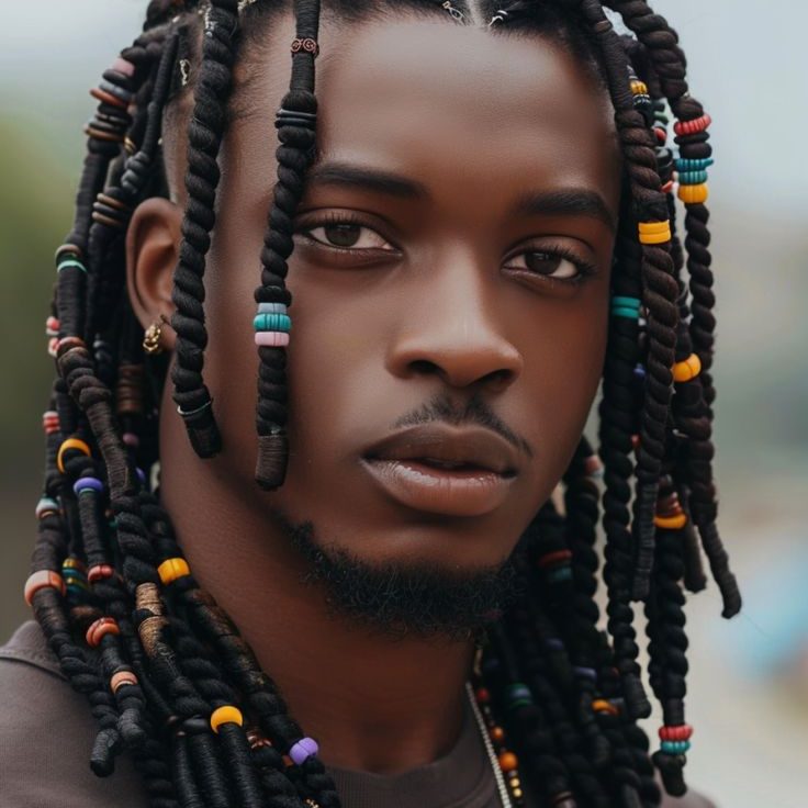 Twist Long Dreadlock with beads