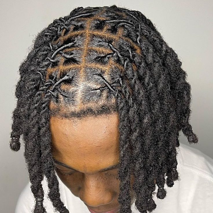 Two Sides Braided Dreadlock For Men