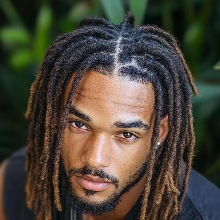 Two-tone Shoulder Length Dreadlock