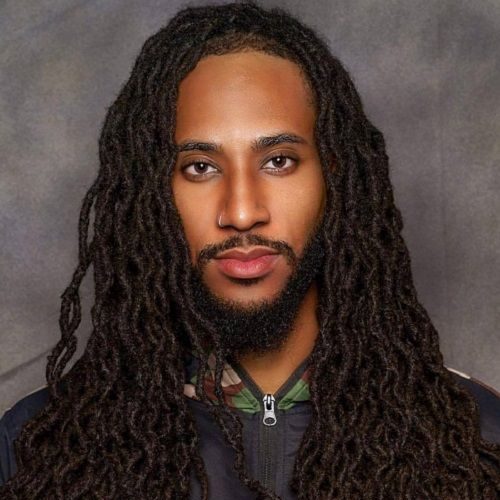 Wavy Long Twist Dreadlock for Men