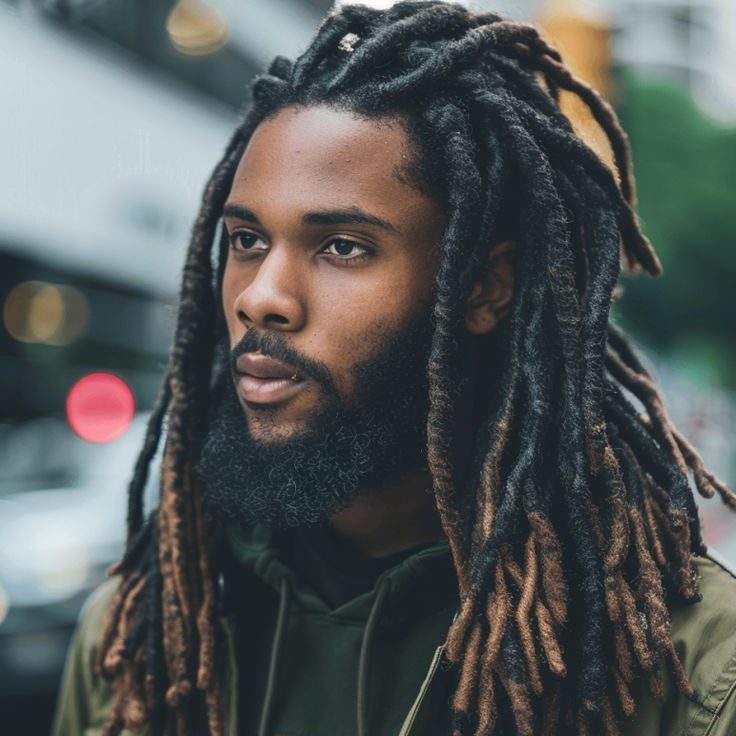 Full Neat and Long Dreadlock Hairstyle Ideas For Men