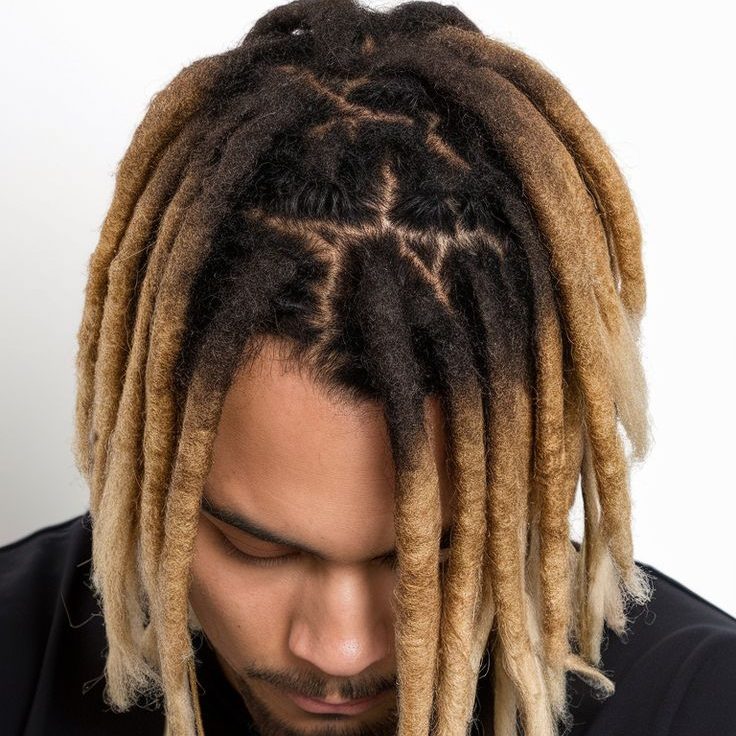 Medium Blonde Dreadlock Hairstyle Idea